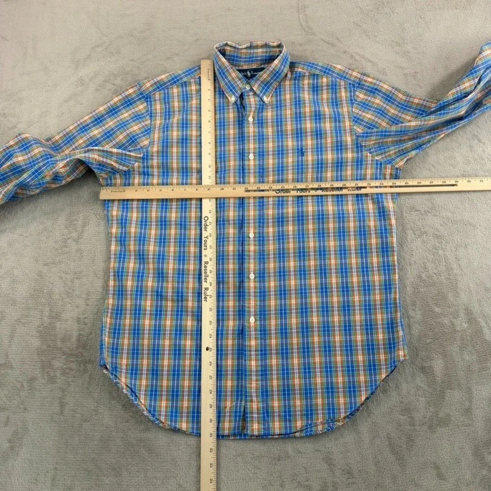 Polo Ralph Lauren Oxford Classic Fit Shirt in Multi Plaid Men Large 16.5 32/33